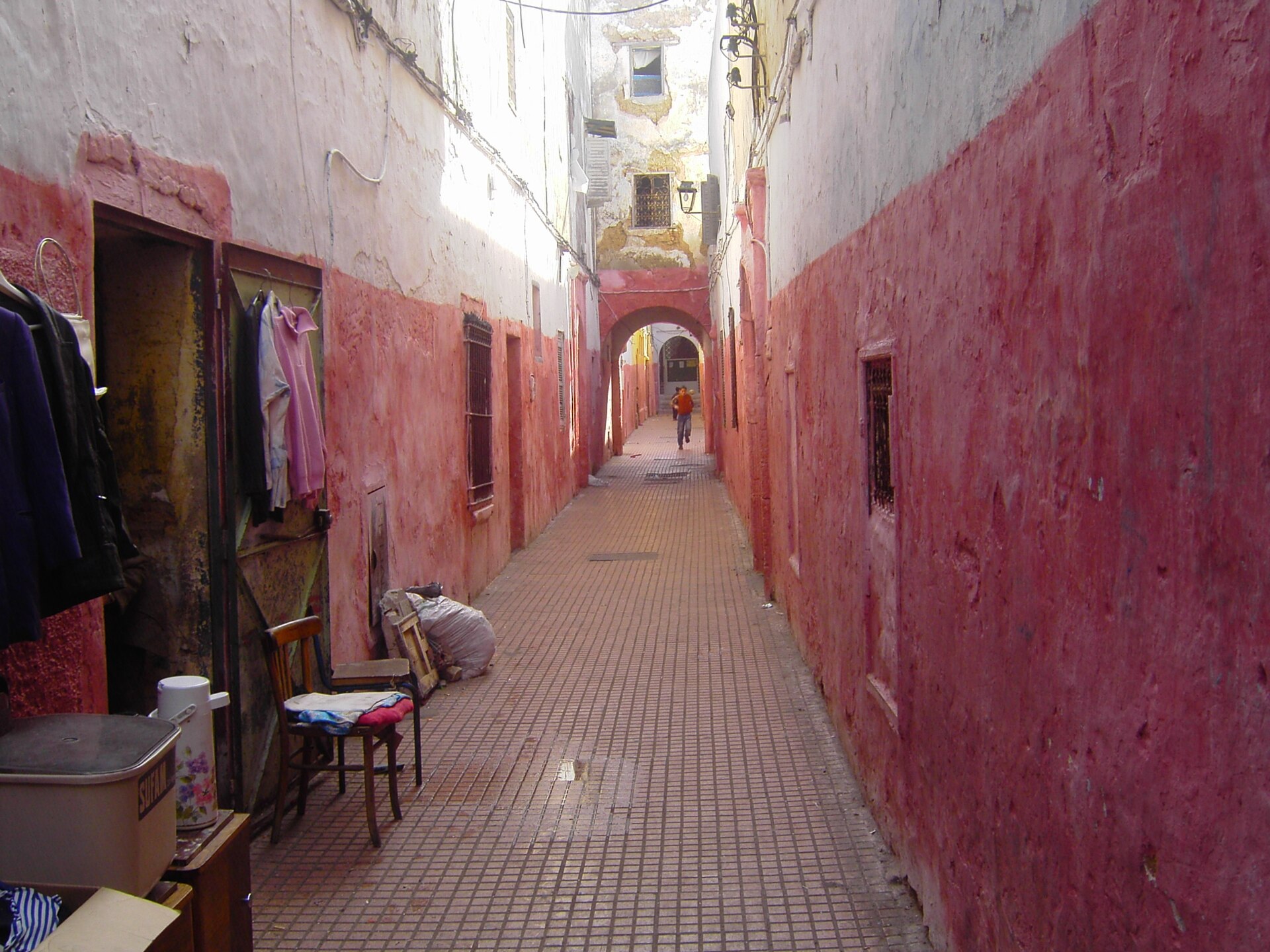 Ruelle de la kasbah des Oudayas à Rabat